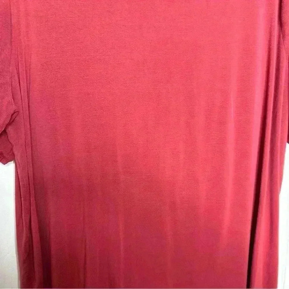 George T-Shirt Flowy Lace Red Size 2X - Picture 14 of 16